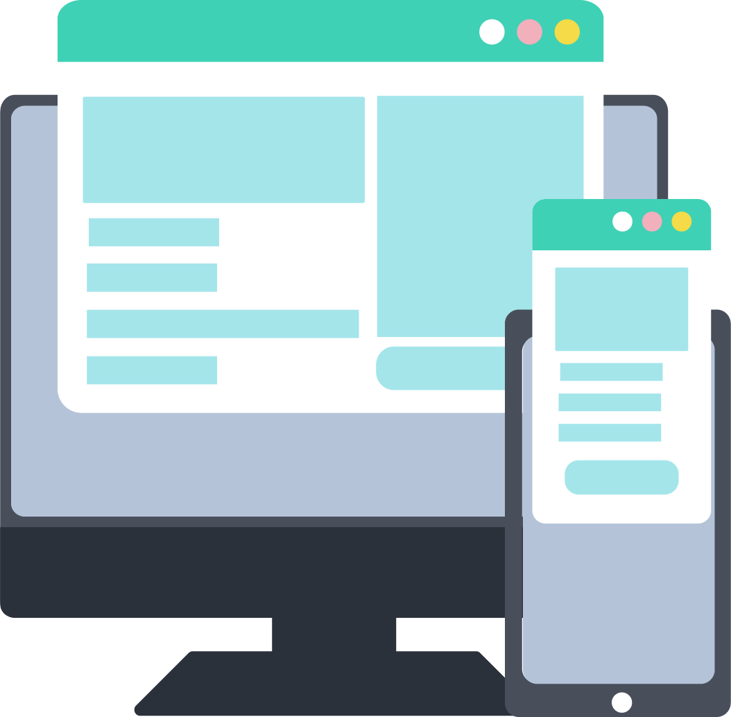 Webサイト制作のイラスト